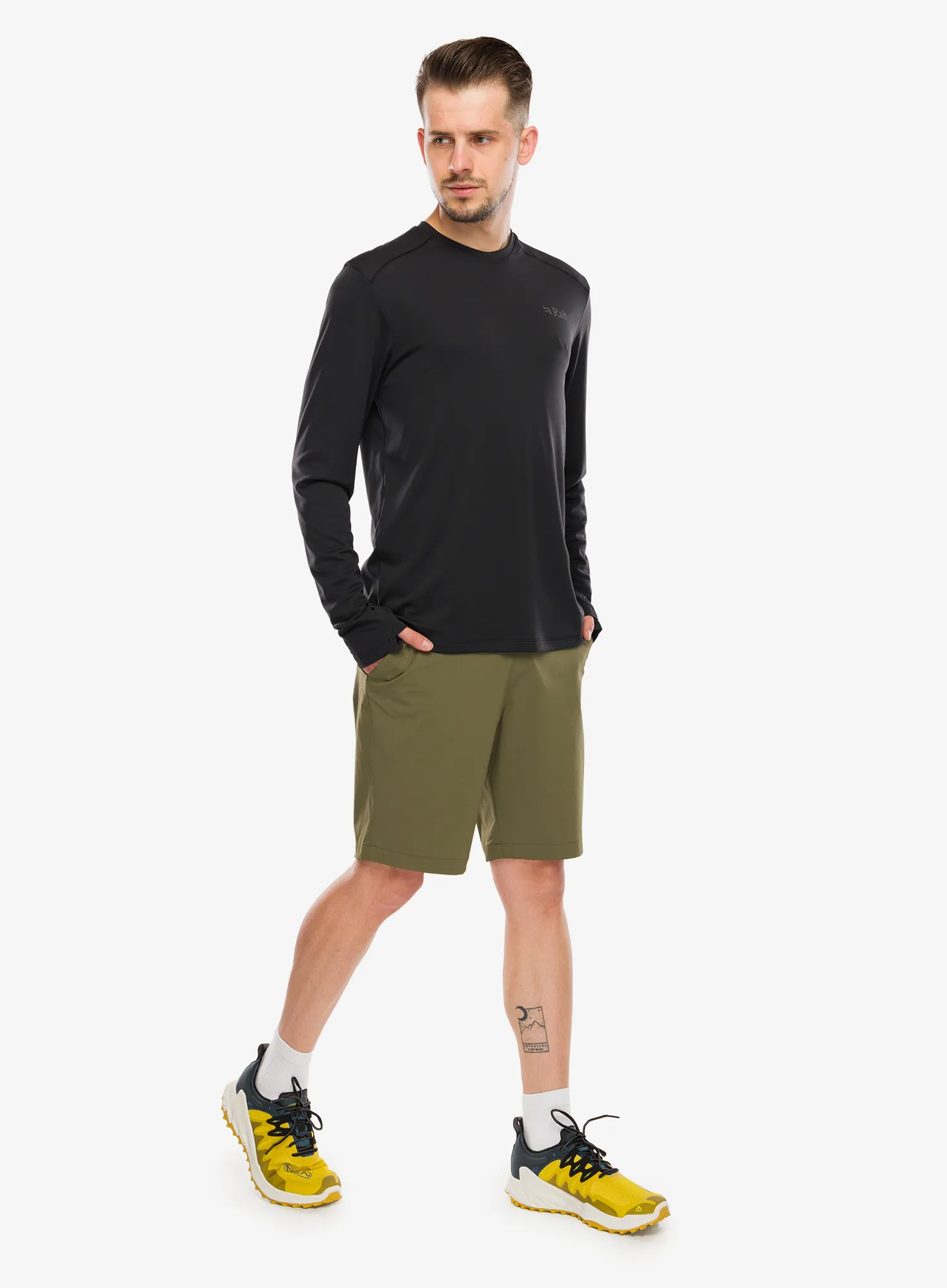 Блуза с дълъг ръкав Rab Force LS Tee - black