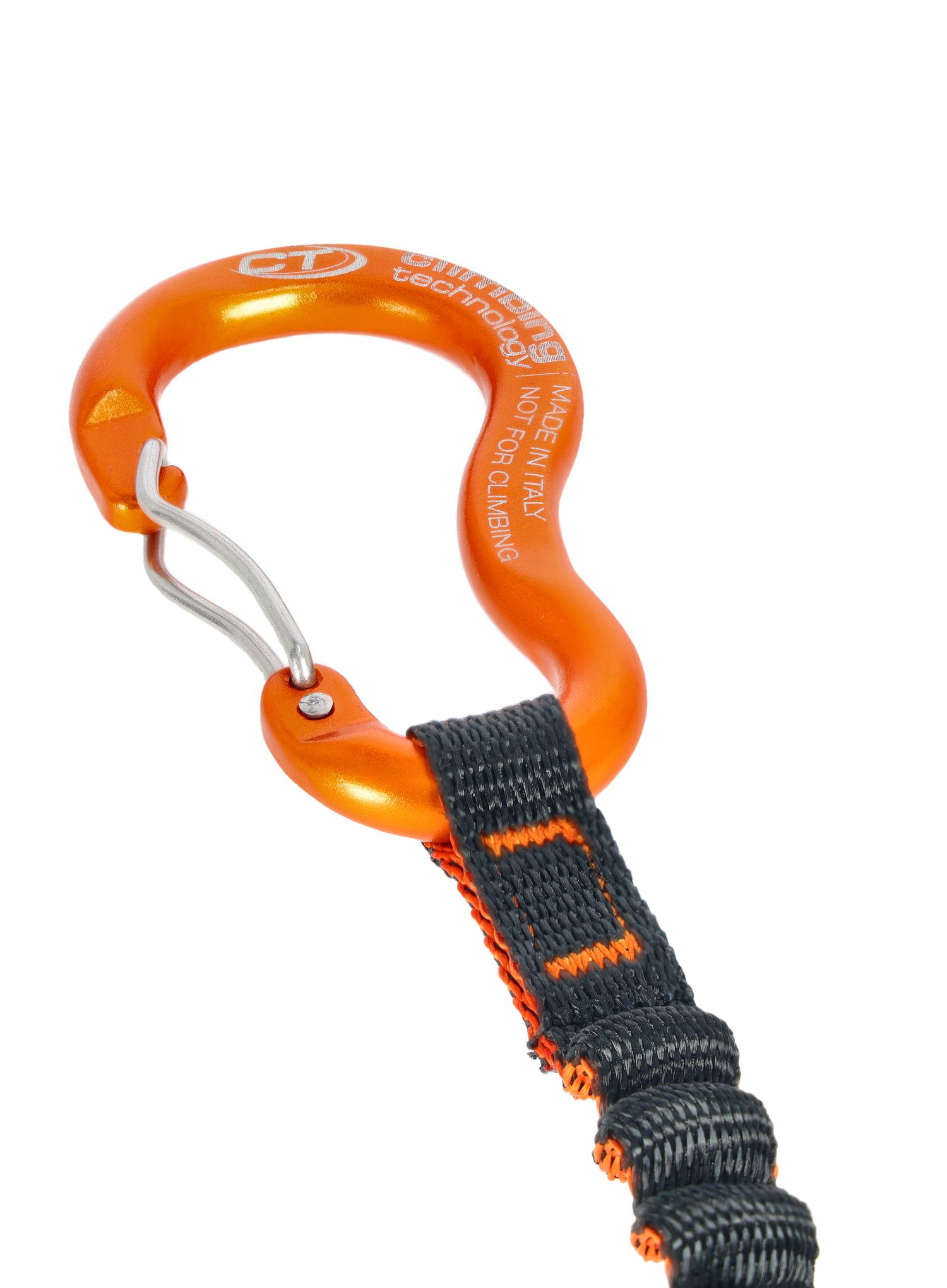 Ремък за пикел Climbing Technology Whippy - black/orange