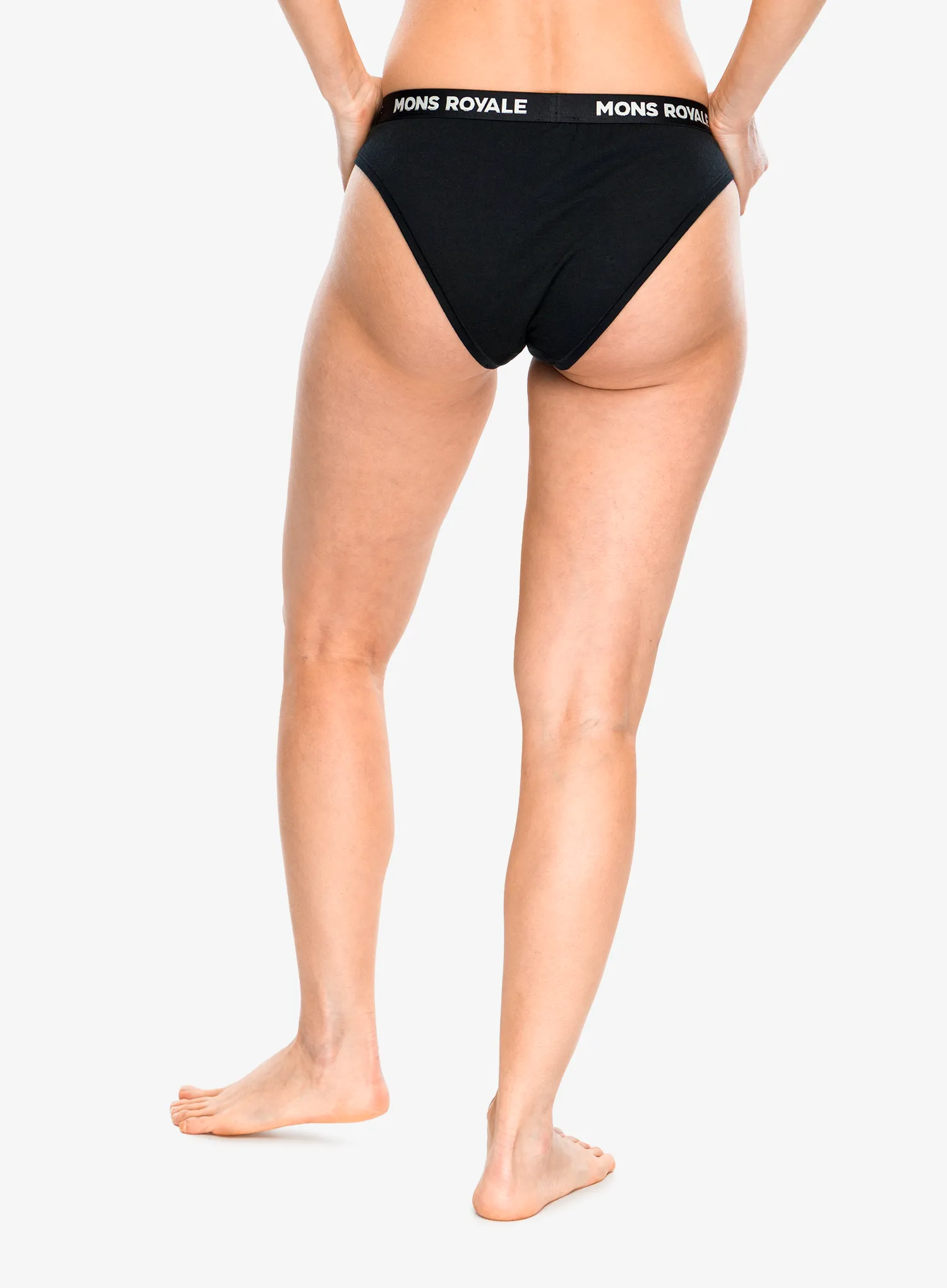 Дамски термоактивни бикини Mons Royale Folo Merino Briefs - black