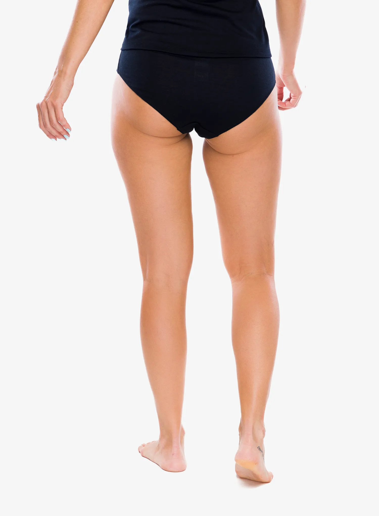 Дамски термоактивни бикини Odlo Merino 160 Panty - black
