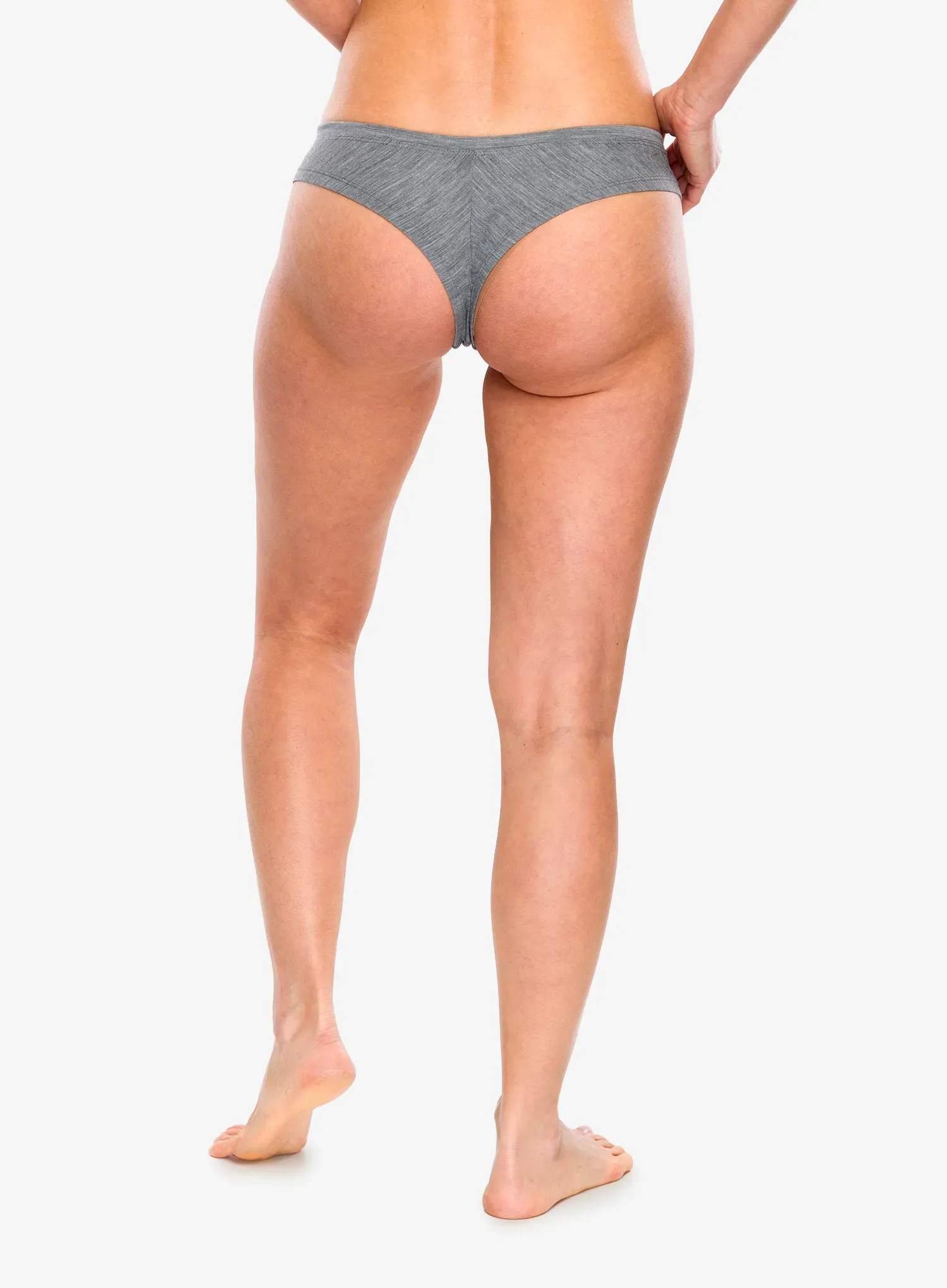 Дамски термоактивни бикини Super.natural Tundra175 Thong - cashmere grey melange