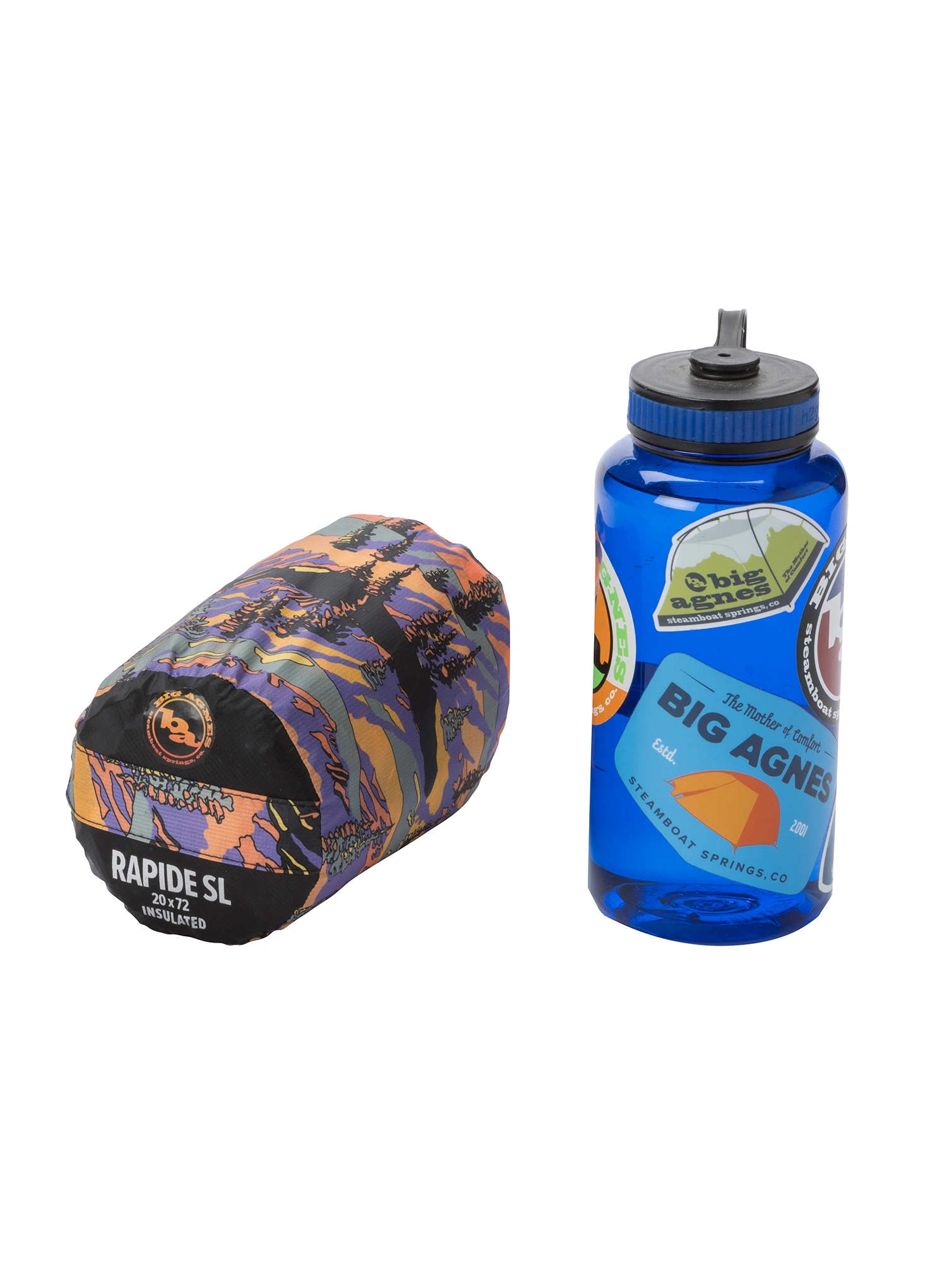 Надуваем матрак Big Agnes Rapide SL Insulated 20X72 Reg - zirkel alpenglow