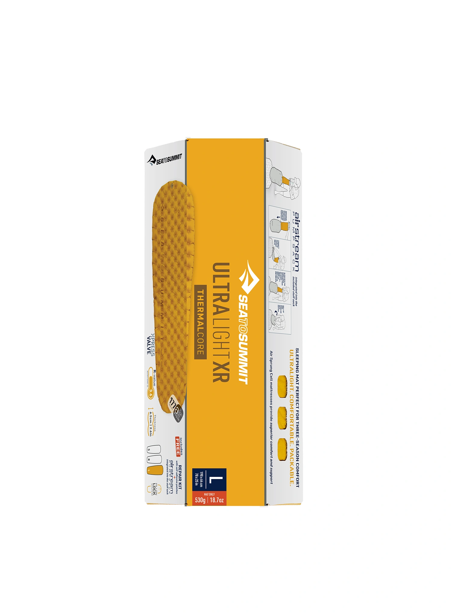 Надуваем матрак Sea to Summit Ultralight XR Insulated Mat L - arrowwood