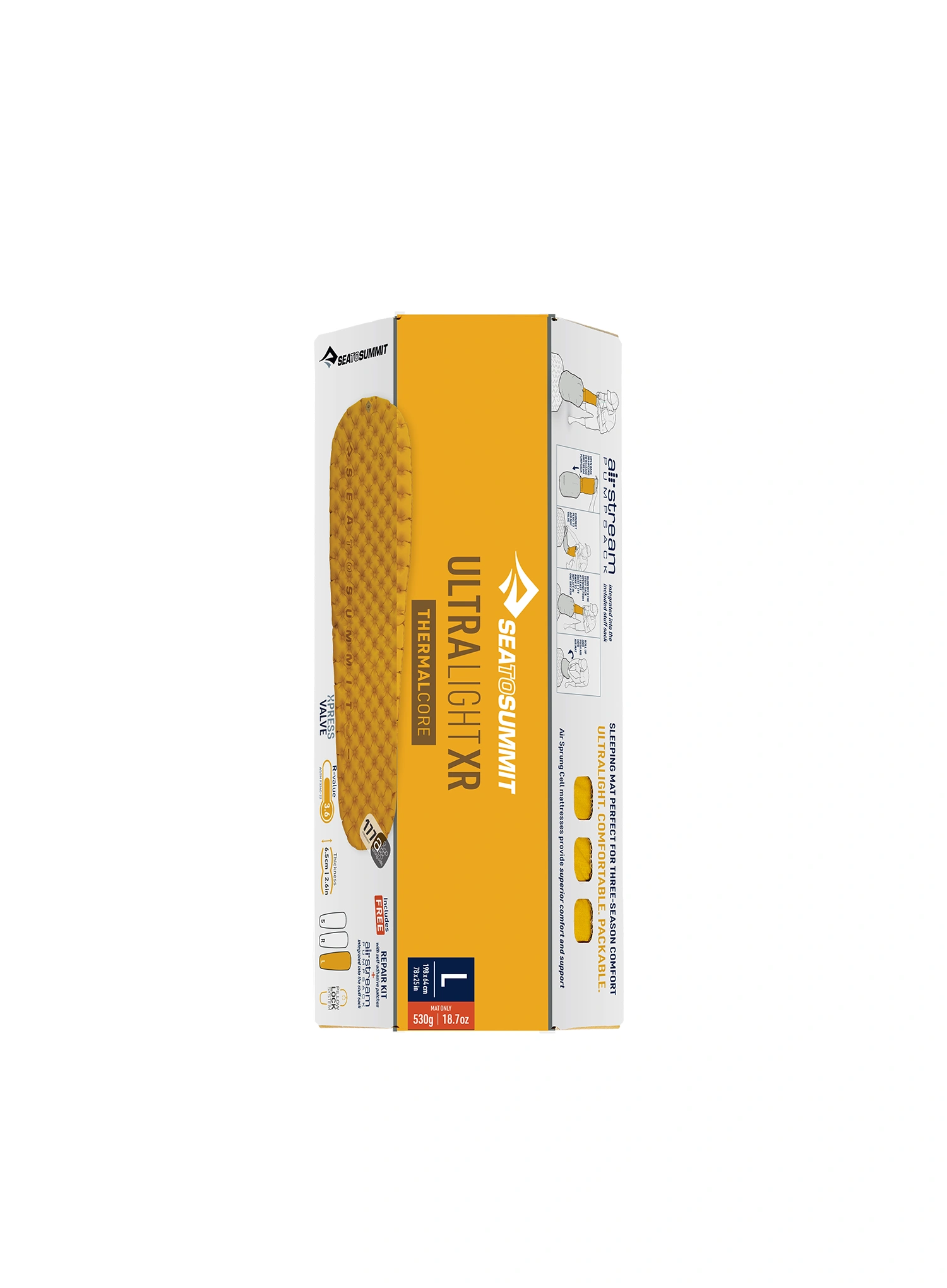 Надуваем матрак Sea to Summit Ultralight XR Insulated Mat R - arrowwood