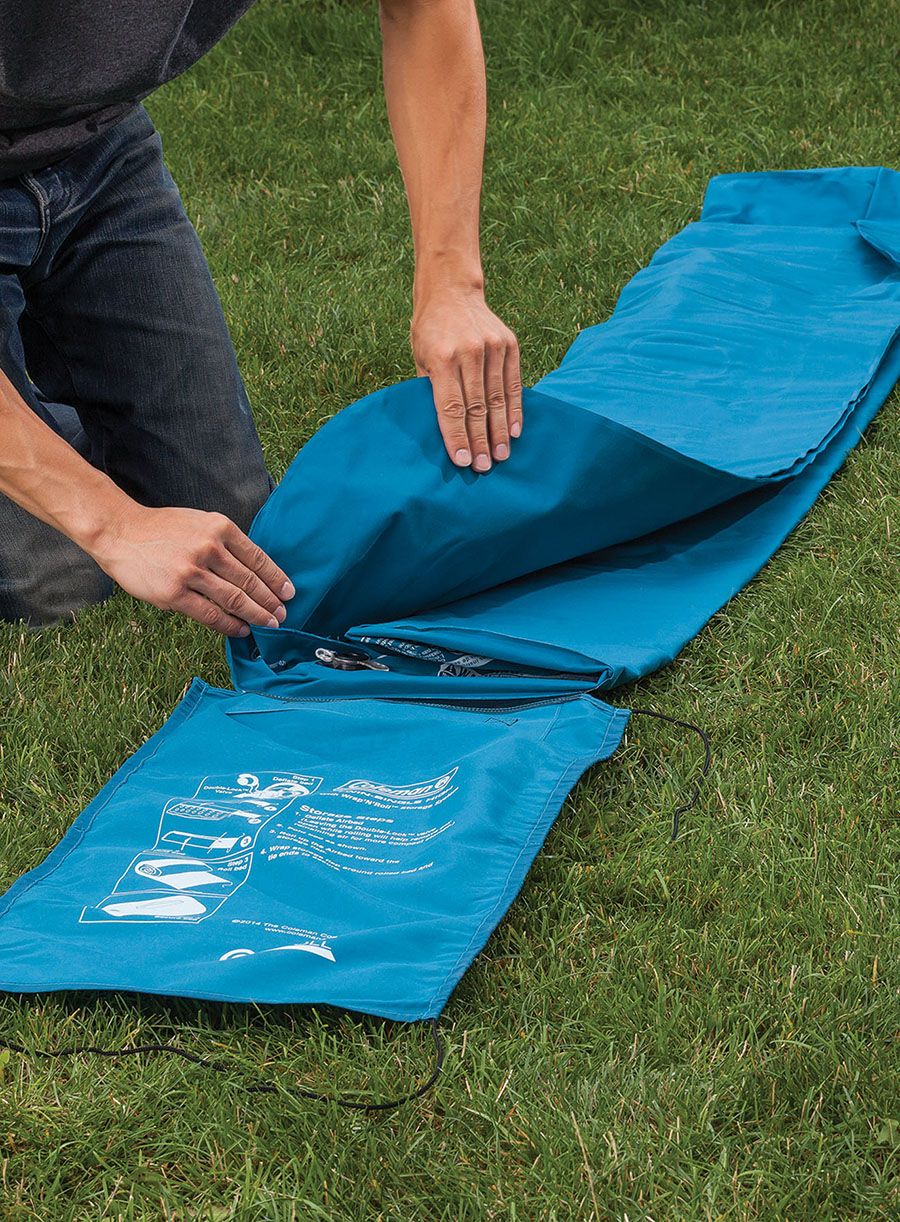 Надуваем матрак Coleman Extra Durable Airbed Single
