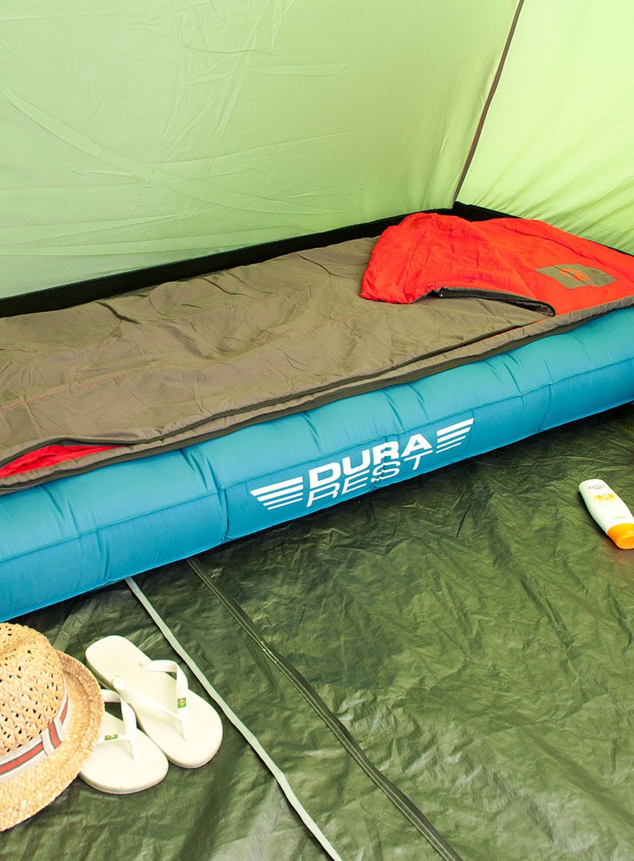 Надуваем матрак Coleman Extra Durable Airbed Single