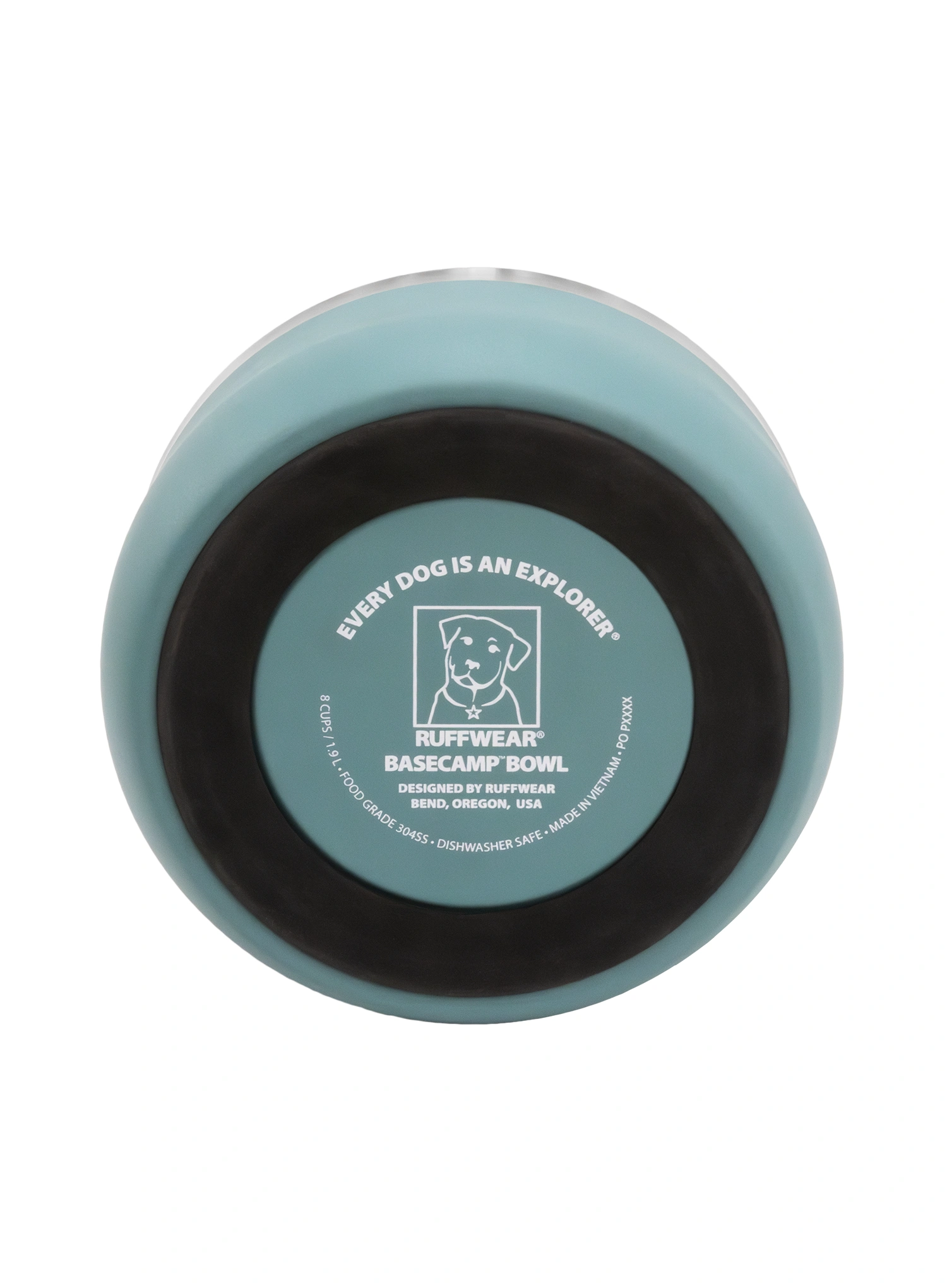 Купа за куче Ruffwear Basecamp Bowl - river rock green