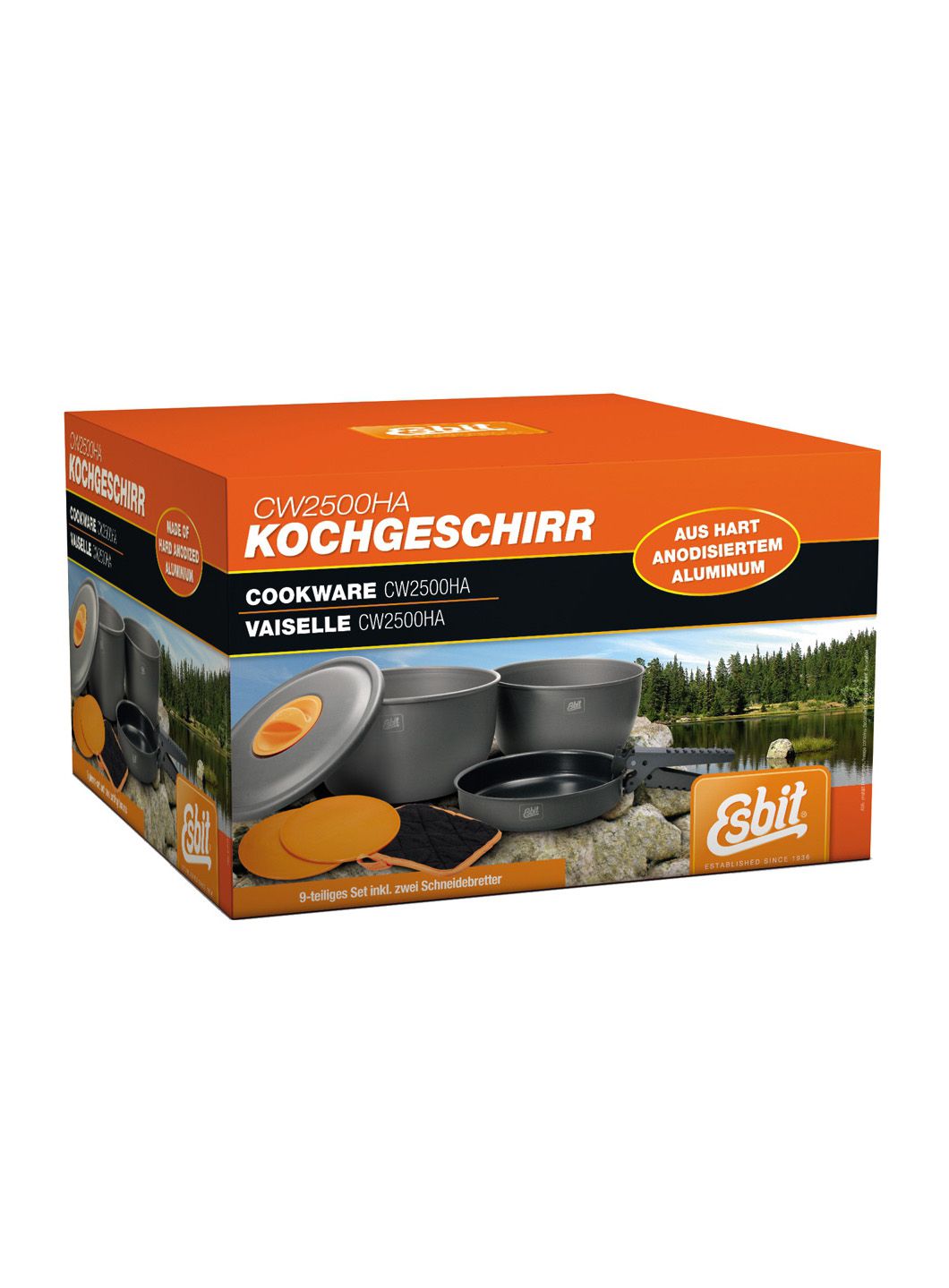 Туристически съдове Esbit Aluminium Cookware 3 Standard