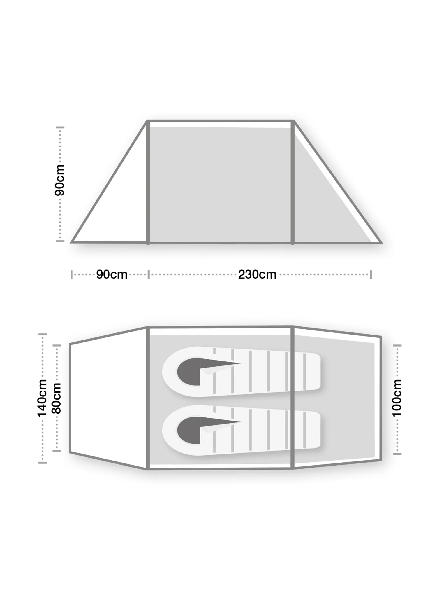 Двуместна палатка Terra Nova Hoolie Compact 2