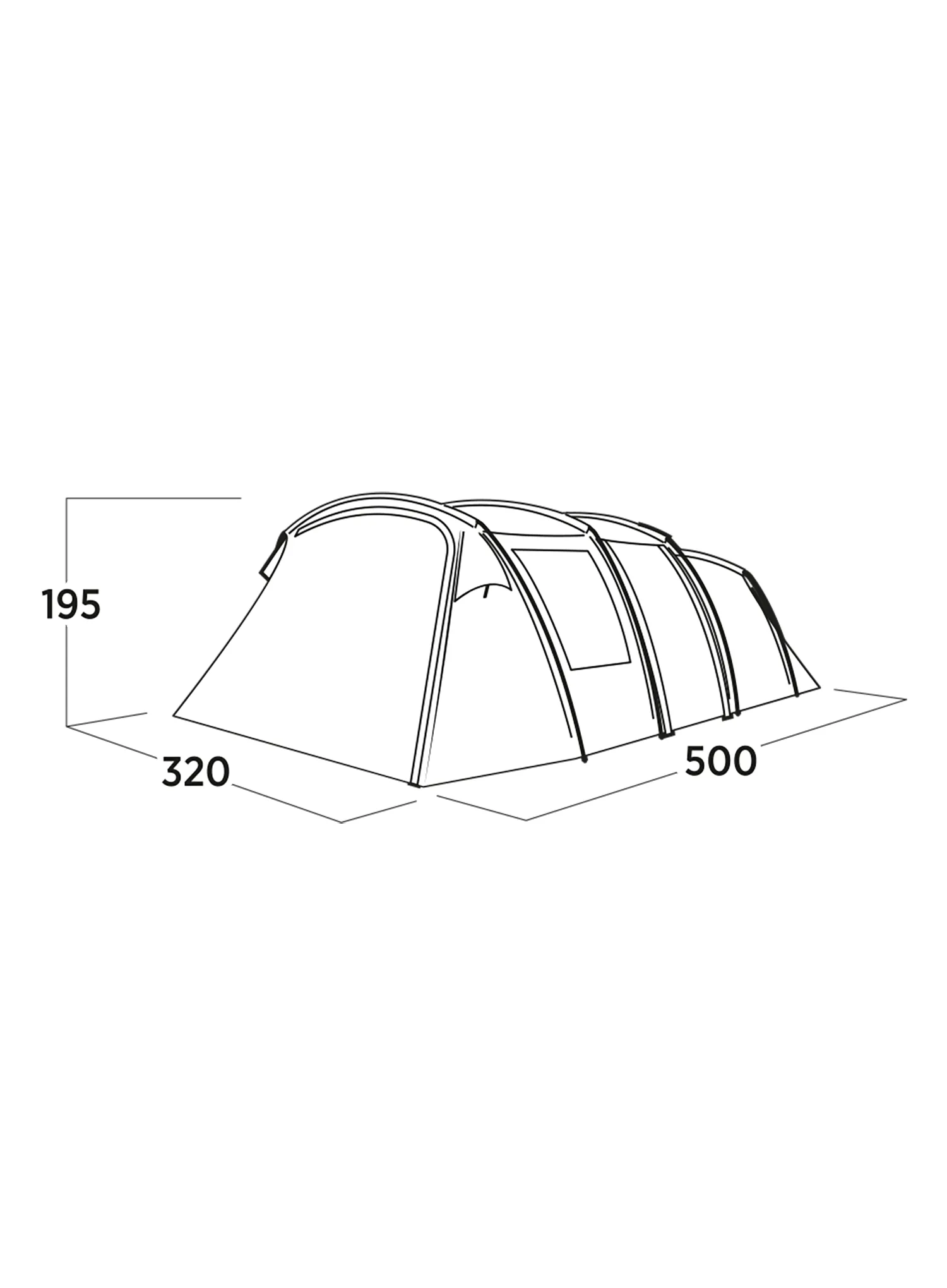 Петместна палатка Easy Camp Hamra 5