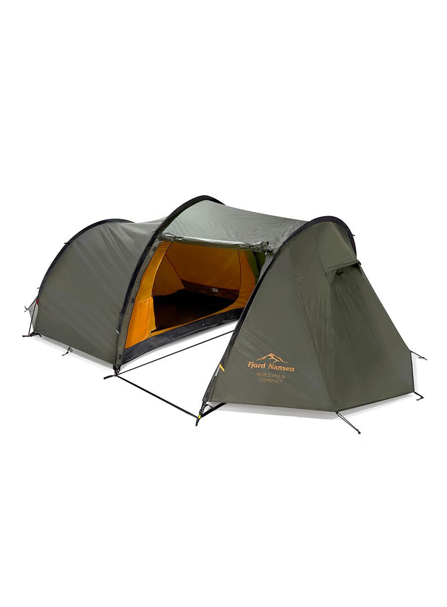 Туристическа палатка Fjord Nansen Korsyka III Compact - thyme green
