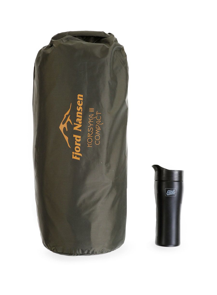 Туристическа палатка Fjord Nansen Korsyka III Compact - thyme green