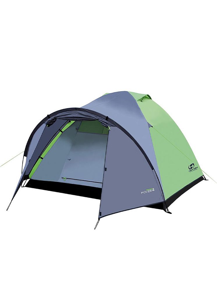 Четириместна палатка Hannah Hover 4 - spring green/cloudy gray