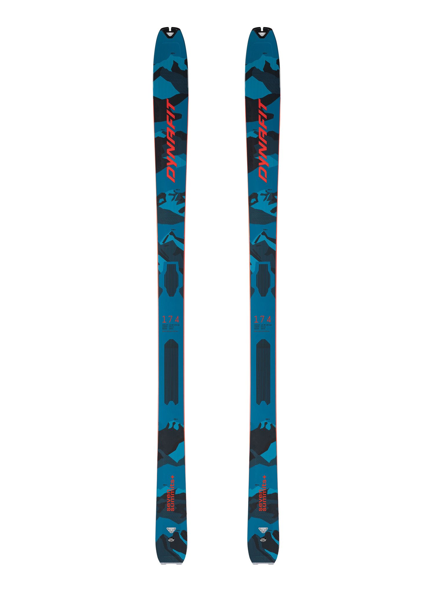 Ски за ски туринг Dynafit Seven Summits Plus - blue/red