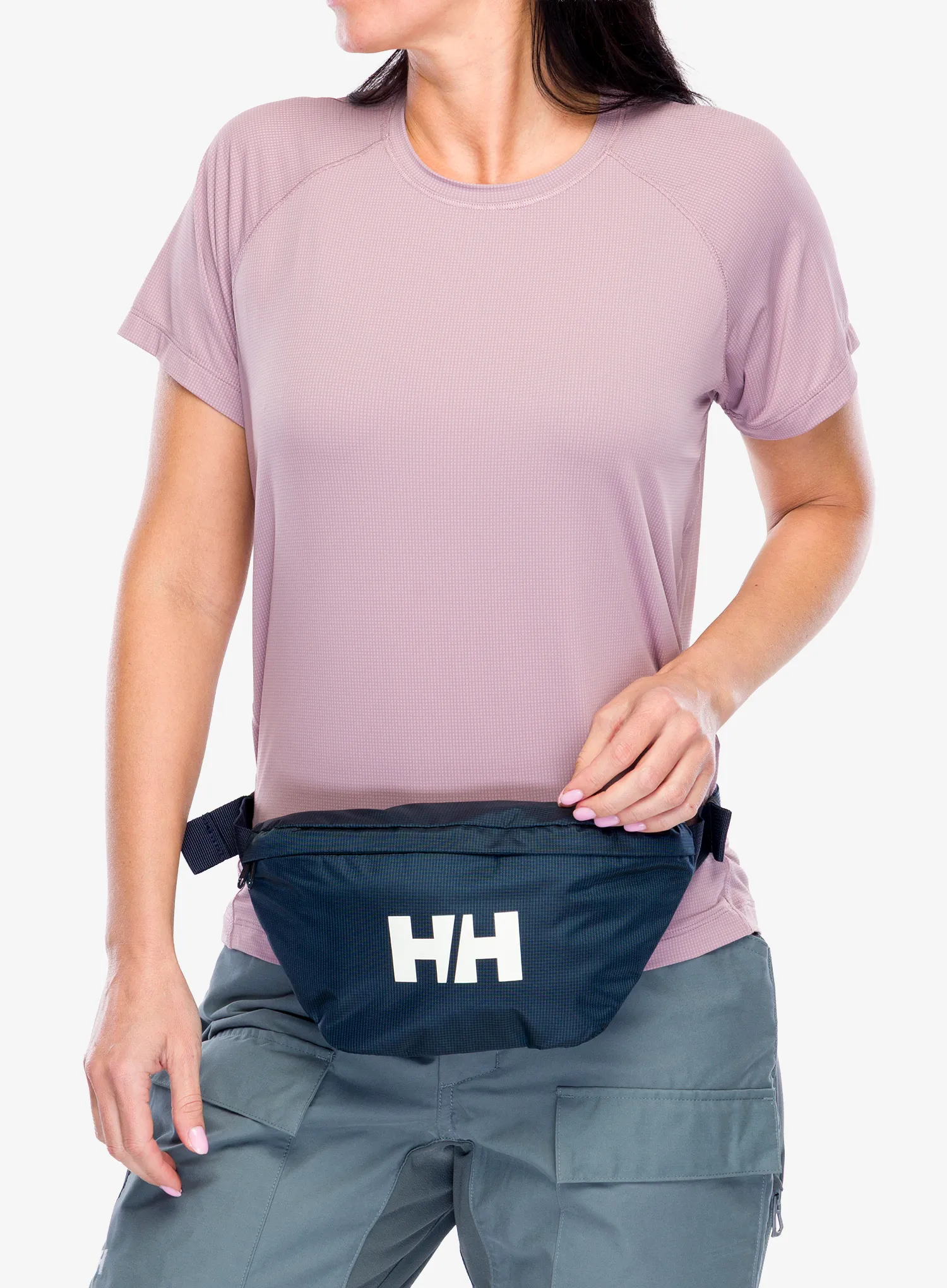 Чантичка за кръст Helly Hansen Logo Waist Bag - navy/vaporous grey/gum
