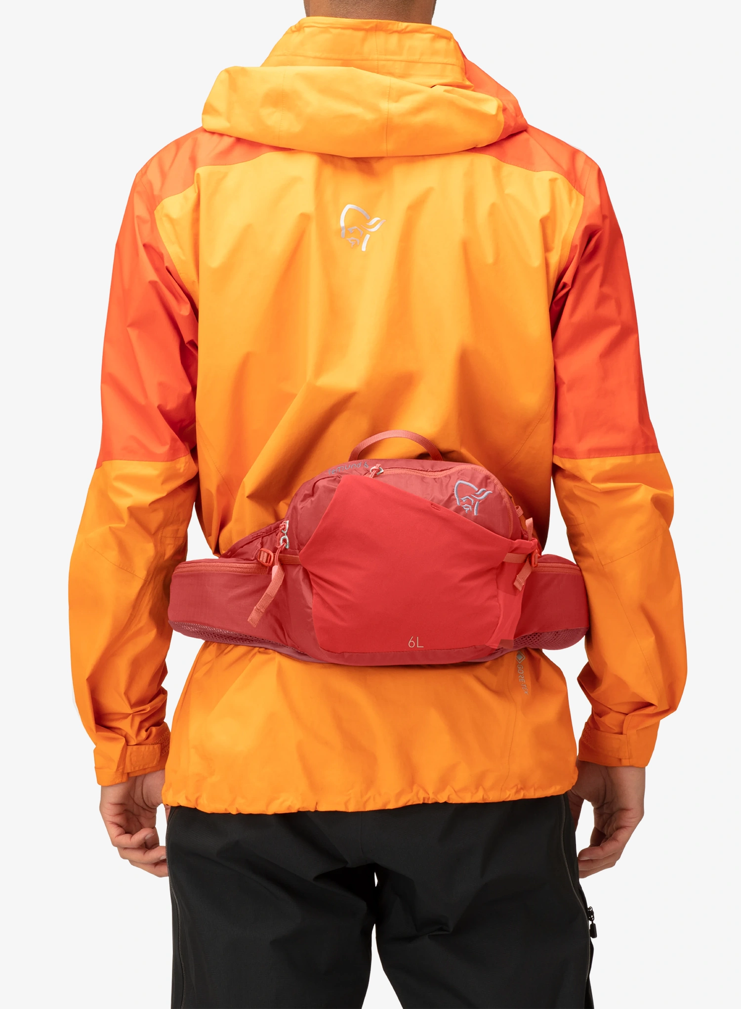 Чантичка за кръст Norrona 6 l Hip Pack - paprika red