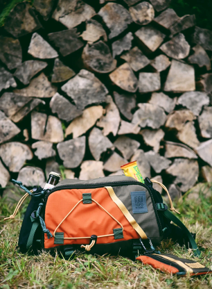 Чантичка за кръст Topo Designs Mountain Hydro Hip Pack - woodland/terracotta