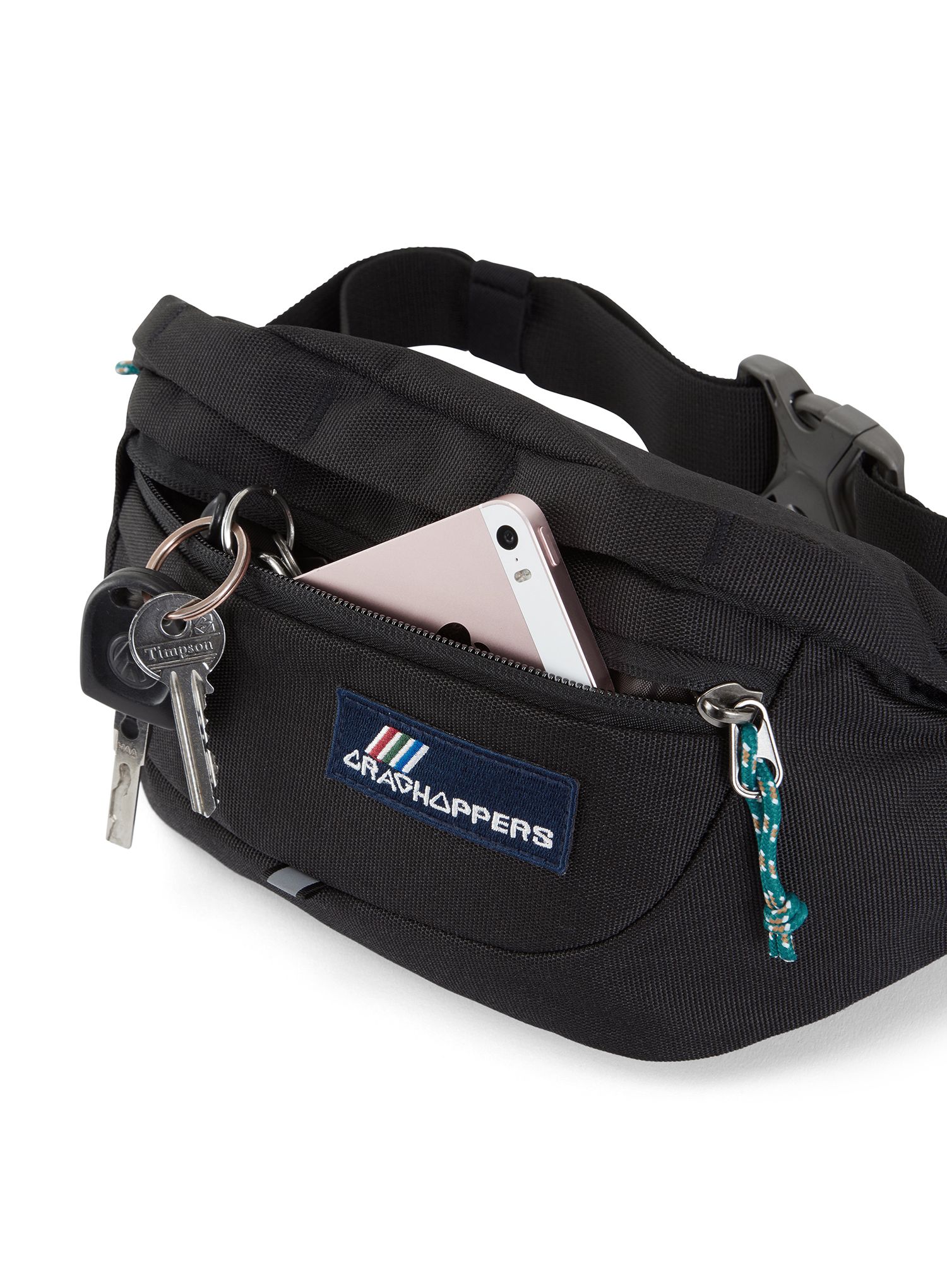 Чантичка за кръст Craghoppers 1.5L Kiwi Classic Bum Bag - black