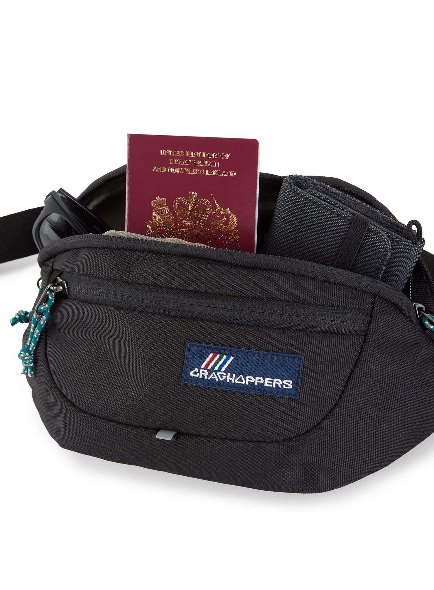 Чантичка за кръст Craghoppers 1.5L Kiwi Classic Bum Bag - black