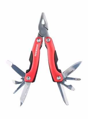 Мултитул Munkees Stainless Steel Multi-Tool - red