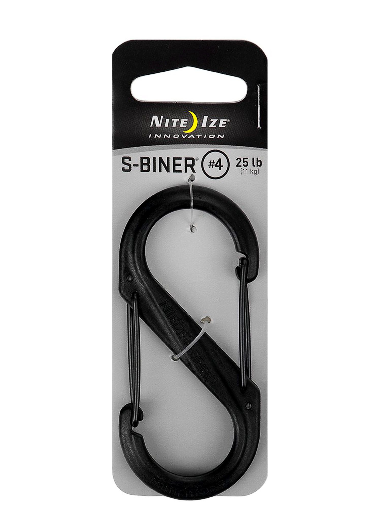 Карабинер за ключове Nite Ize S-Biner 4 Plastic Gate - black