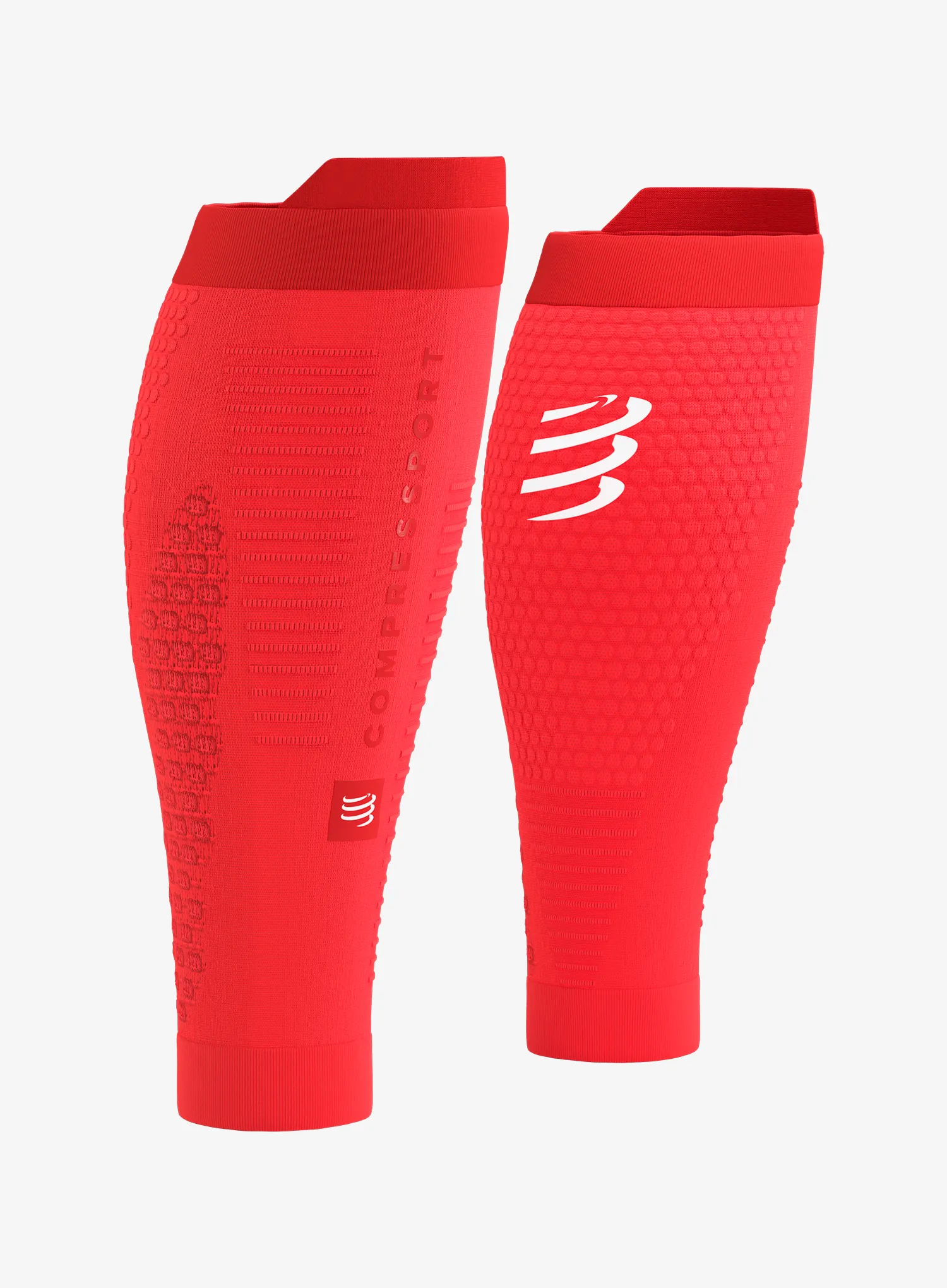 Крачоли за бягане Compressport R2 3.0 - fluo red/white