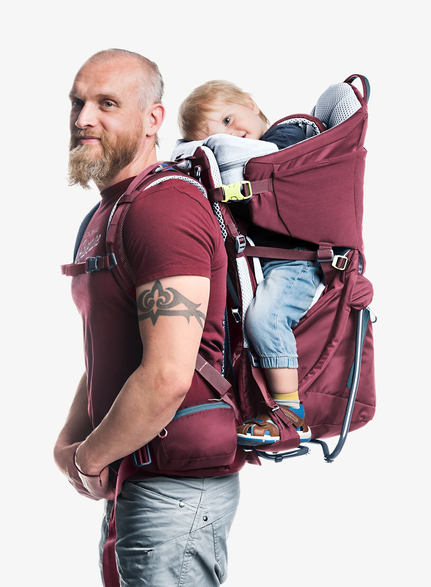 Туристическо кенгуру Deuter Kid Comfort - maron