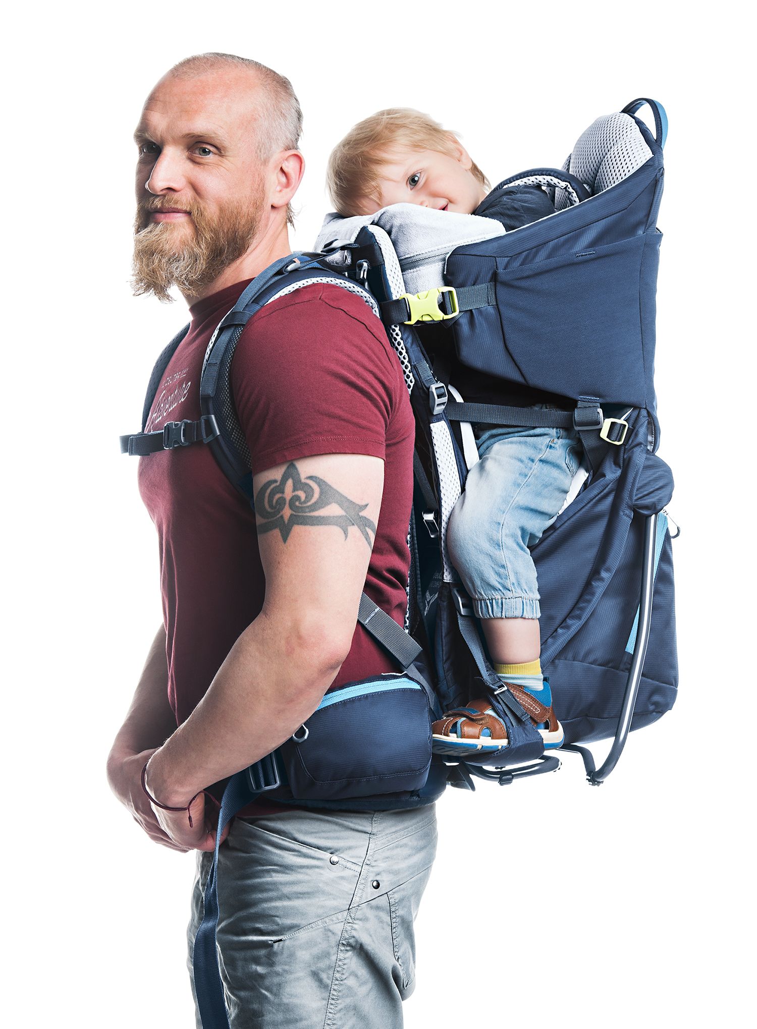 Туристическо голямо кенгуру Deuter Kid Comfort - midnight