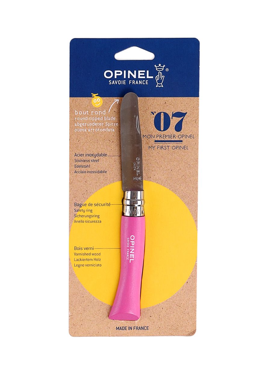 Туристически нож Opinel My First Opinel No.07 - fuchsia