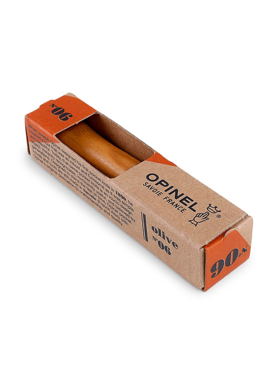 Туристически нож Opinel No.06 Inox Lux - olive