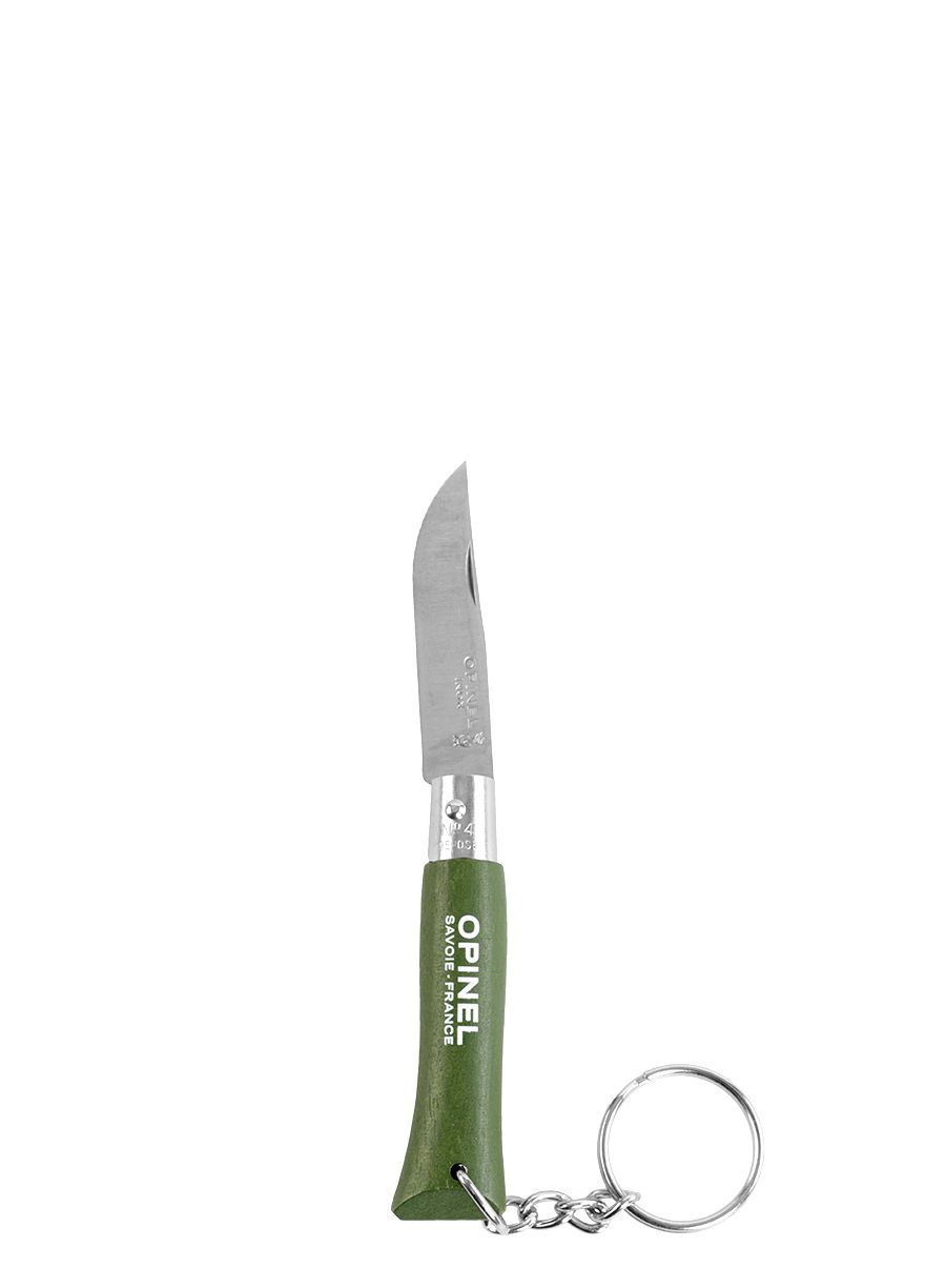 Ножче под формата на ключодържател Opinel No.04 Inox Origins - khaki keyring