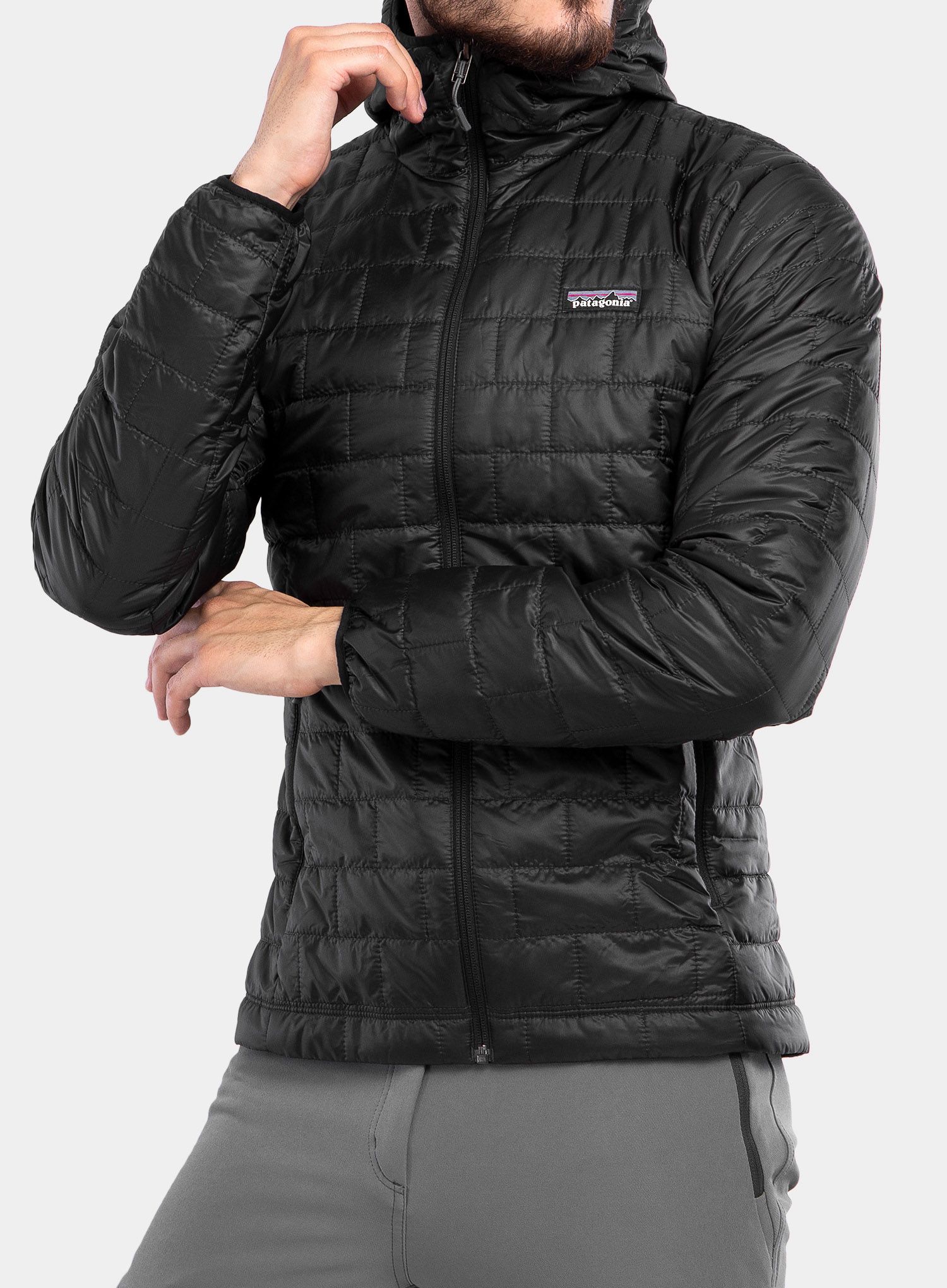 Яке Patagonia Nano Puff Hoody - black