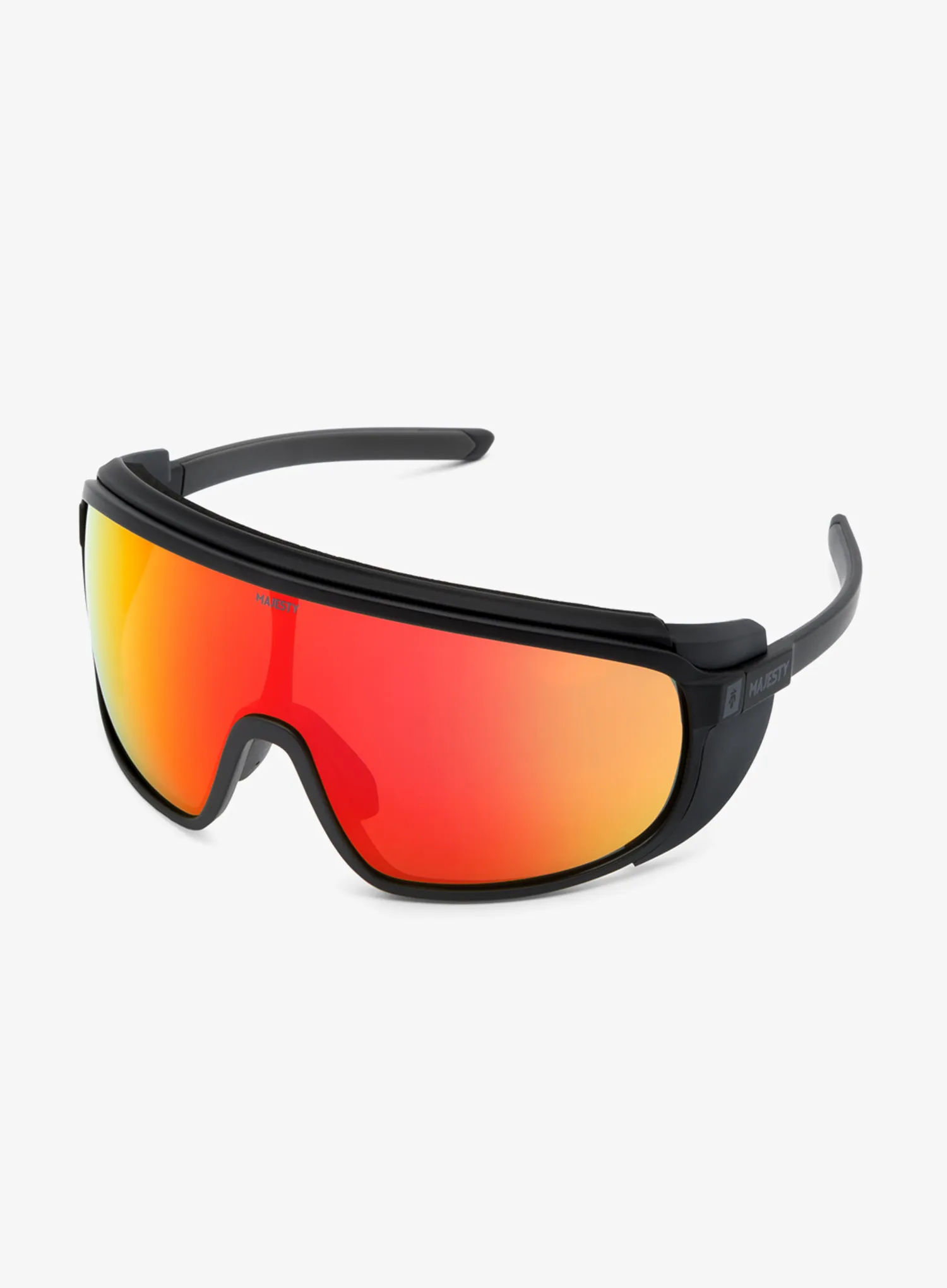 Слънчеви очила Majesty Rando Sunglasses - black/red ruby lens