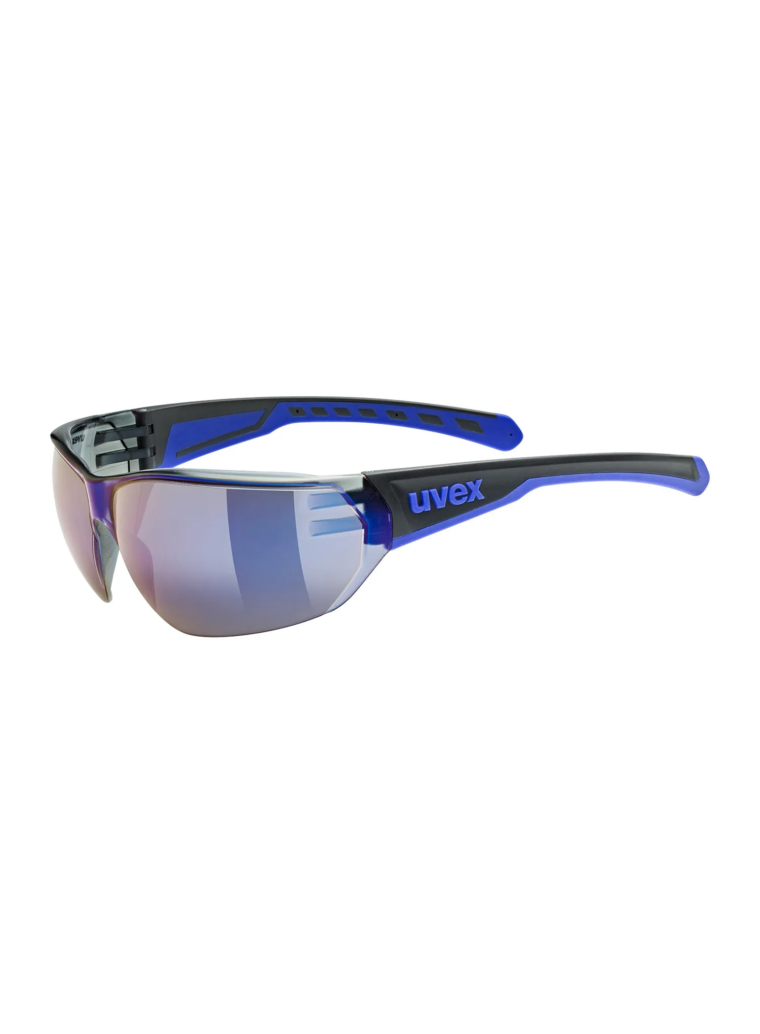 Слънчеви очила Uvex Equate - black/blue matt/mirror blue