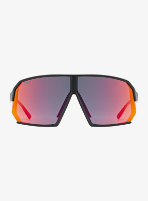 Слънчеви очила Uvex Sportstyle 237 - black matt/mirror red