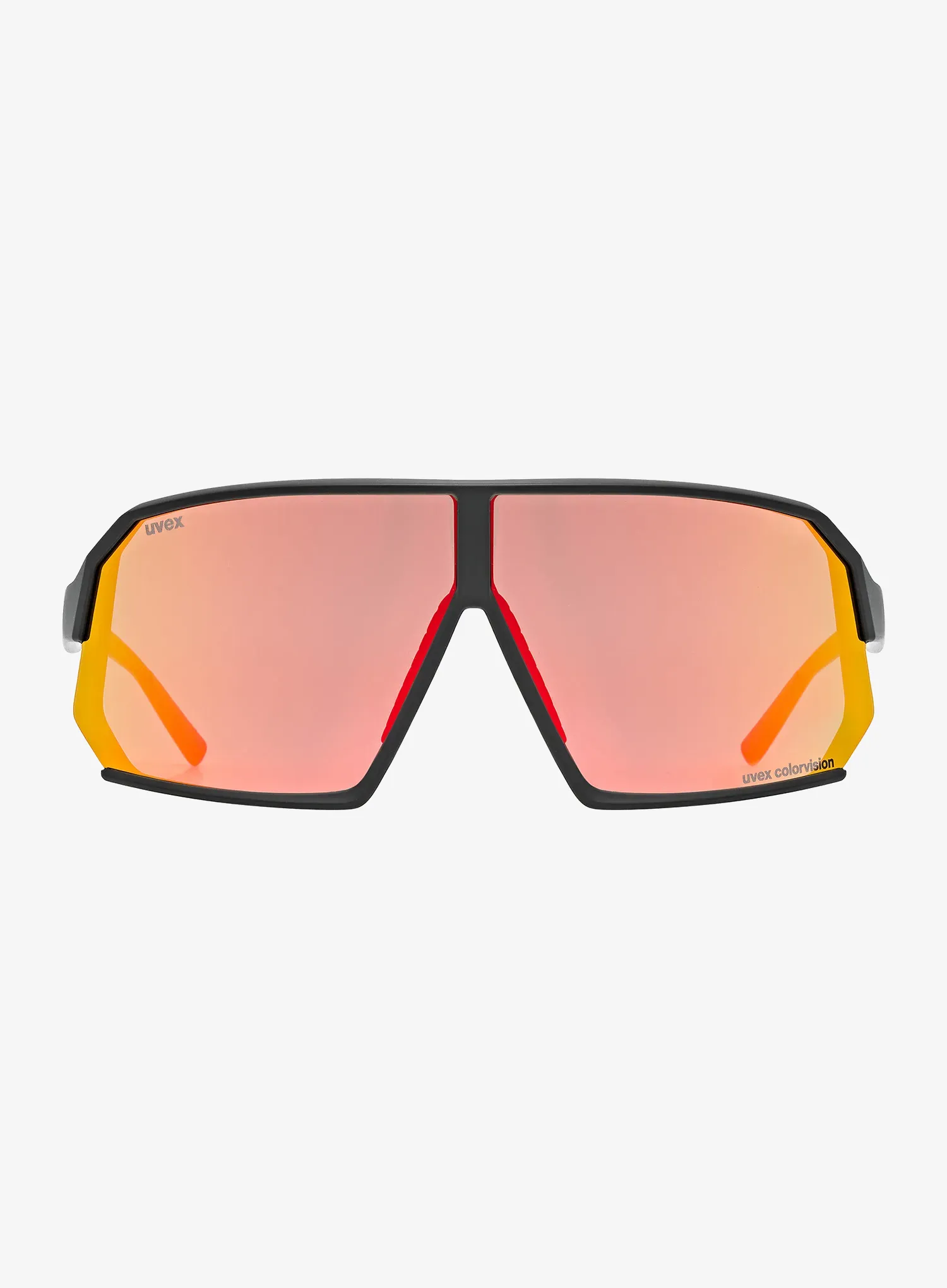 Слънчеви очила Uvex Sportstyle 237 CV - black matt/mirror red