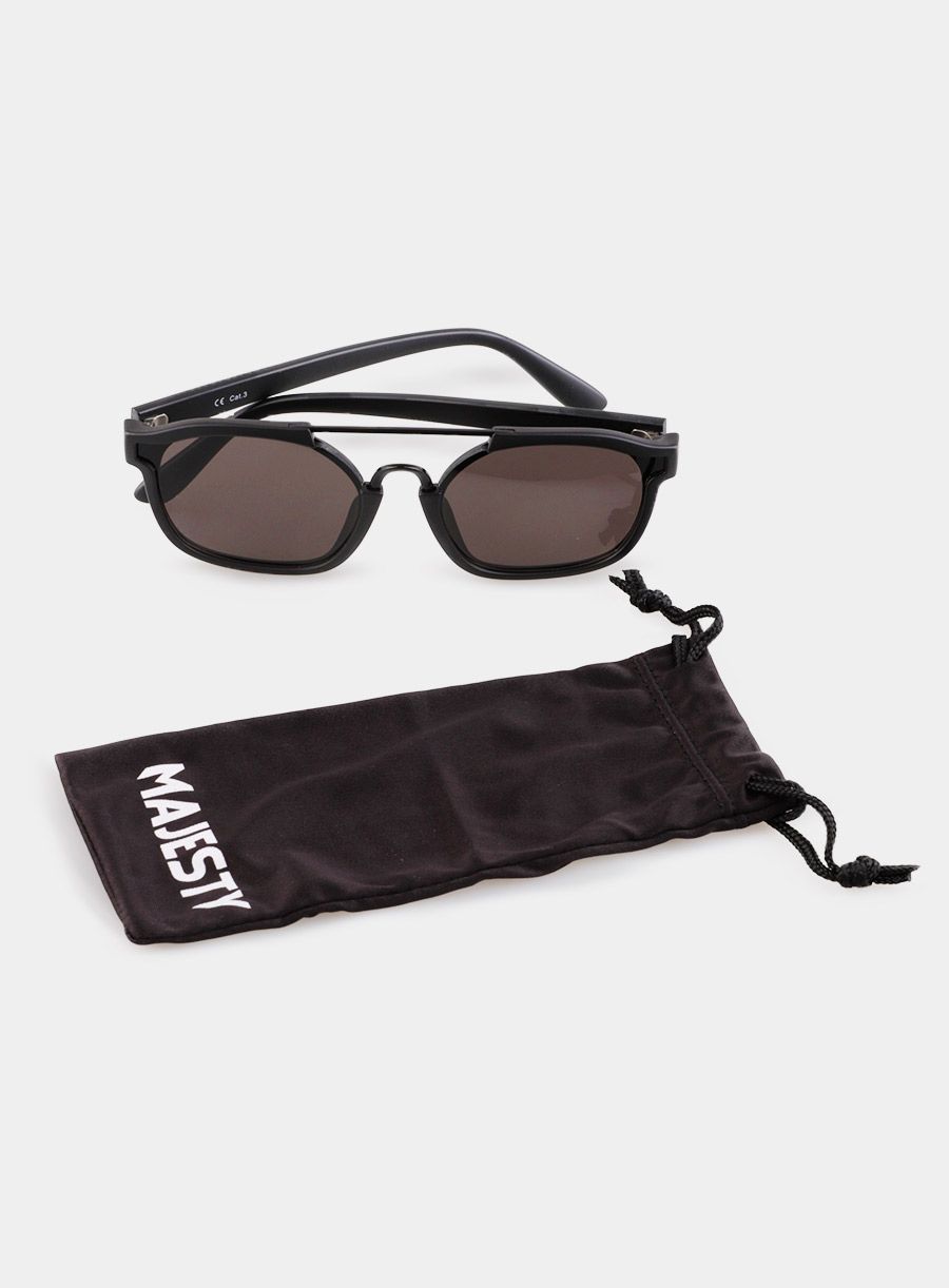 Слънчеви очила Majesty Wire - black/black