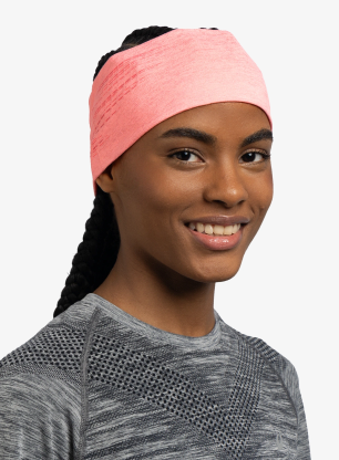 Лента за глава Buff Dryflx Headband - solid rose pink