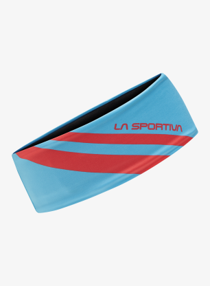 Лента за глава La Sportiva Diagonal Headband - malibu blue/hibiscus
