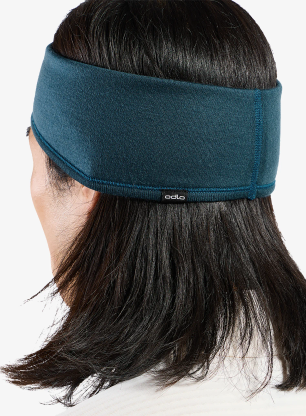Лента за глава Odlo Merino Warm Headband - reflecting pond