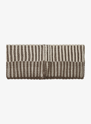 Лента за глава Ortovox Deep Knit Headband - dark grey brown