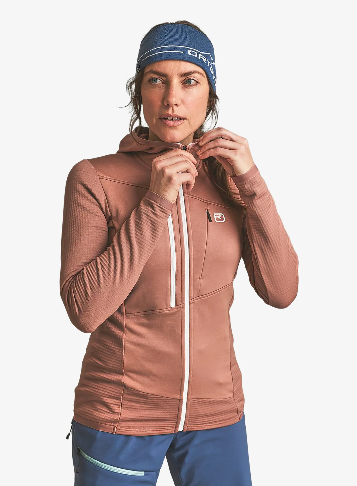 Лента за глава Ortovox Peak Headband - blue nunatak