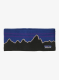 Лента за глава Patagonia Powder Town Headband - classic fitz roy/p6 blue