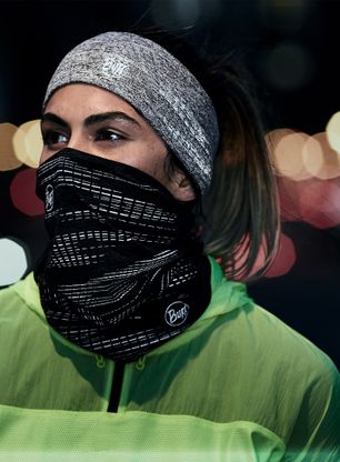 Лента за глава Buff Dryflx Headband - r-light grey
