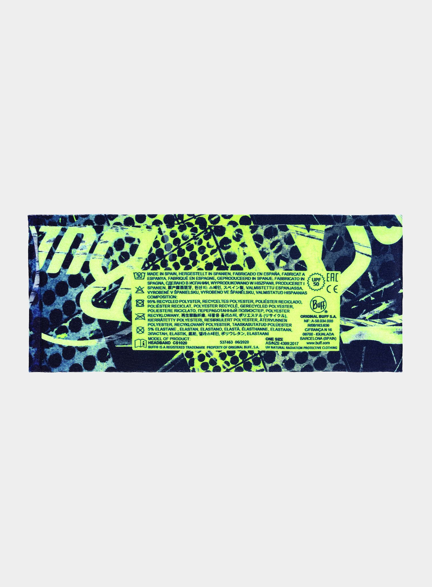 Лента за глава Buff Coolnet UV+ Headband - havoc blue