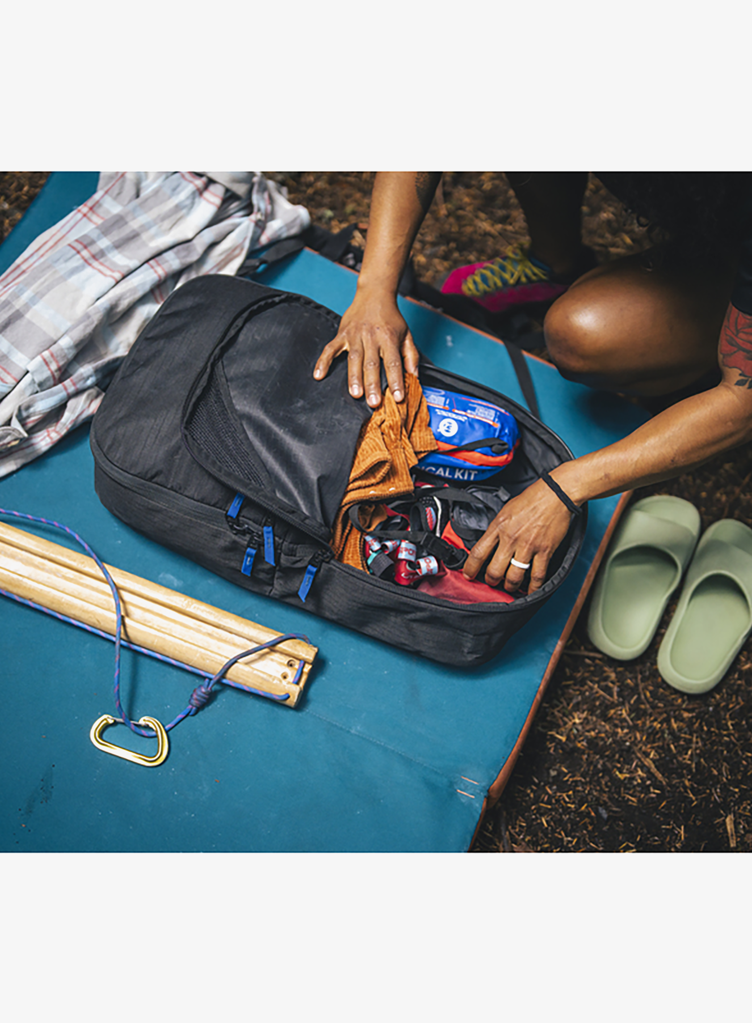 Органайзер за раница Black Diamond Capsule 20 Bouldering Bag - charcoal