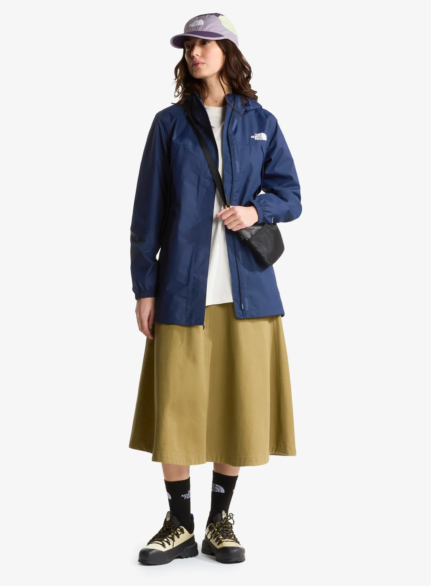 Дамско яке за дъжд The North Face Antora Rain Parka - summit navy