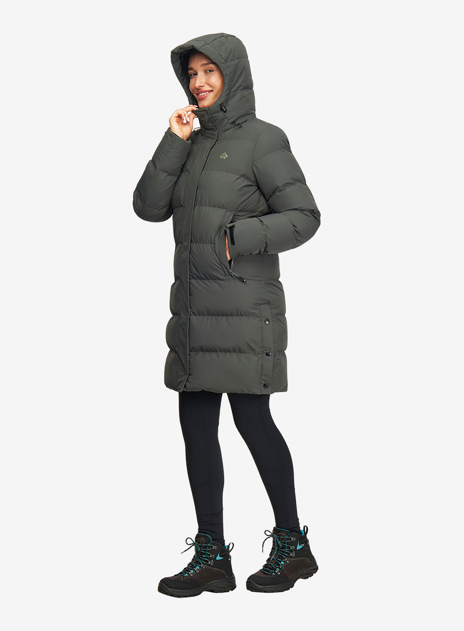 Дамска зимна парка Alpinus Iparla - green