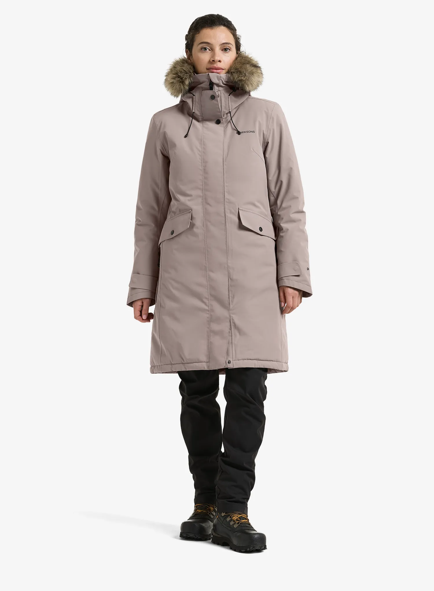 Дамска зимна парка Didriksons Erika Parka 3 - ash brown