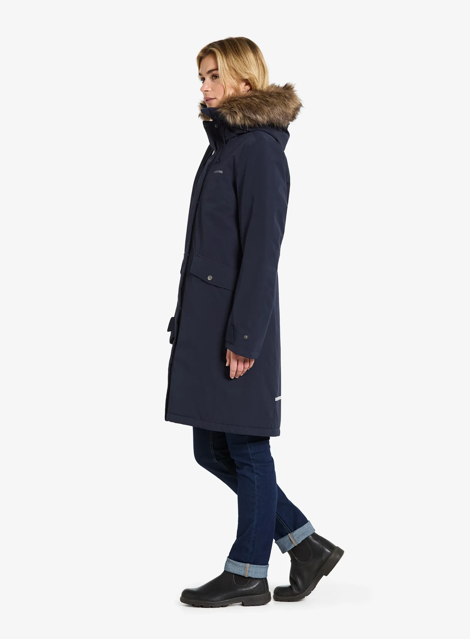 Дамска зимна парка Didriksons Erika Parka 3 - dark night blue